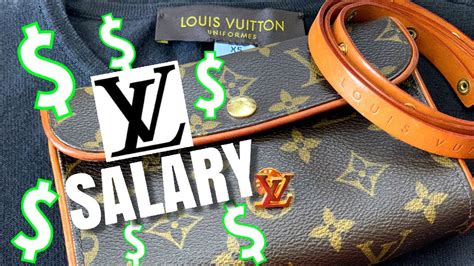 louis vuitton hourly wage|louis vuitton pay monthly.